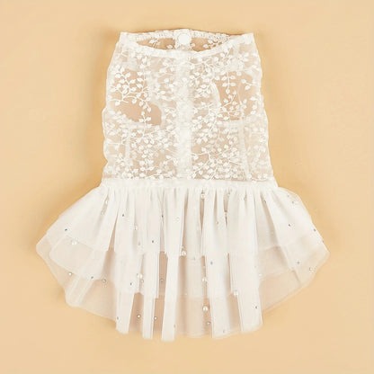 Summer Mesh Dog Wedding Suit for Cats and Dogs - Smarsty