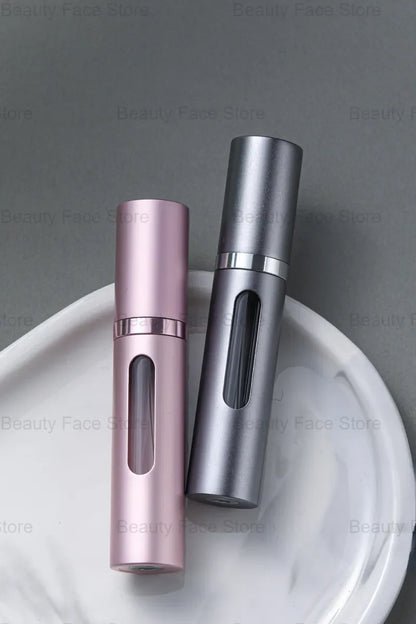 Portable Glass Refillable Perfume Bottle with Spray Pump - Smarsty