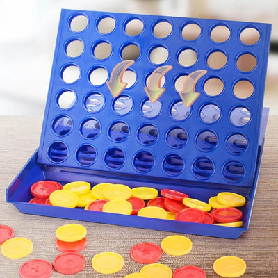 Four In A Row Bingo Chess Connect Classic Family Board Game Toys Fun Educational Toy for Kids Children Entertainment Game by Smarsty