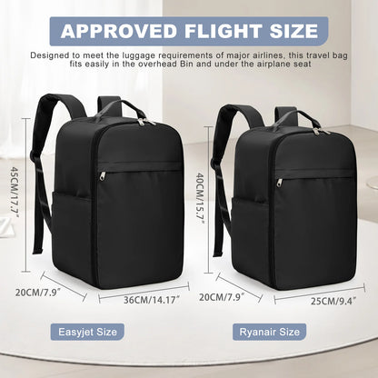 Ryanair Backpack 40x20x25 Cabin Bag, Hand Luggage Travel Backpack for Easyjet Cabin Bag 45x36x20, Laptop Backpack for Women/Men - Smarsty