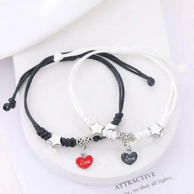 Luminous Beads Couple Bracelets Set for Matching Friends - Smarsty