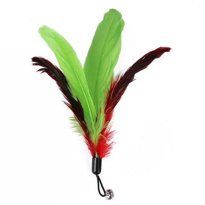 11pcs Replacement Cat Feather Toy Set Feather Replacement Head Retractable Cat Stick Cat Products - Smarsty
