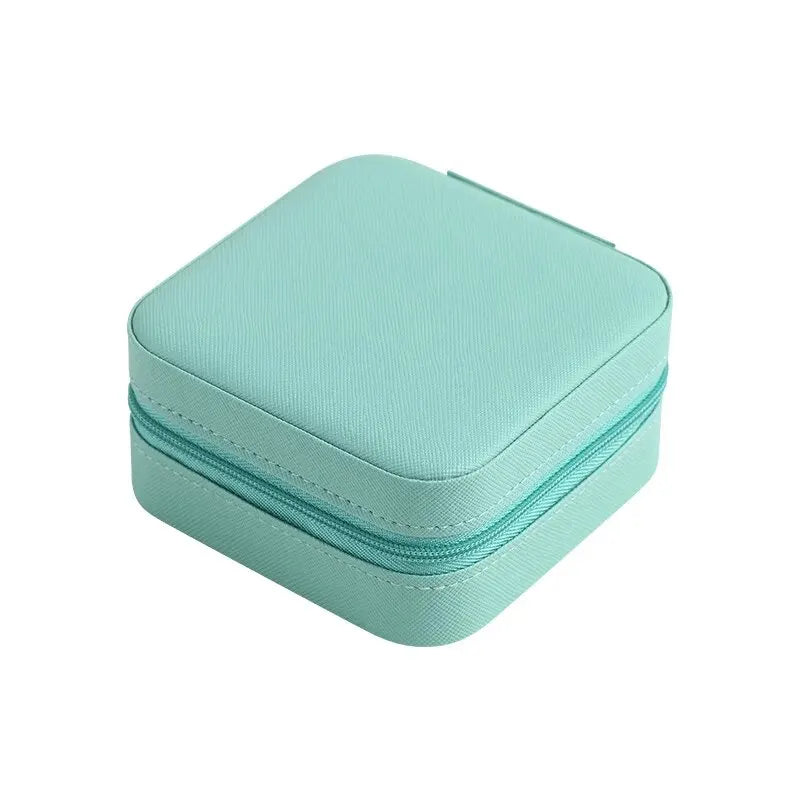 Leather Jewelry Case Travel Organizer with Compartments - Smarsty