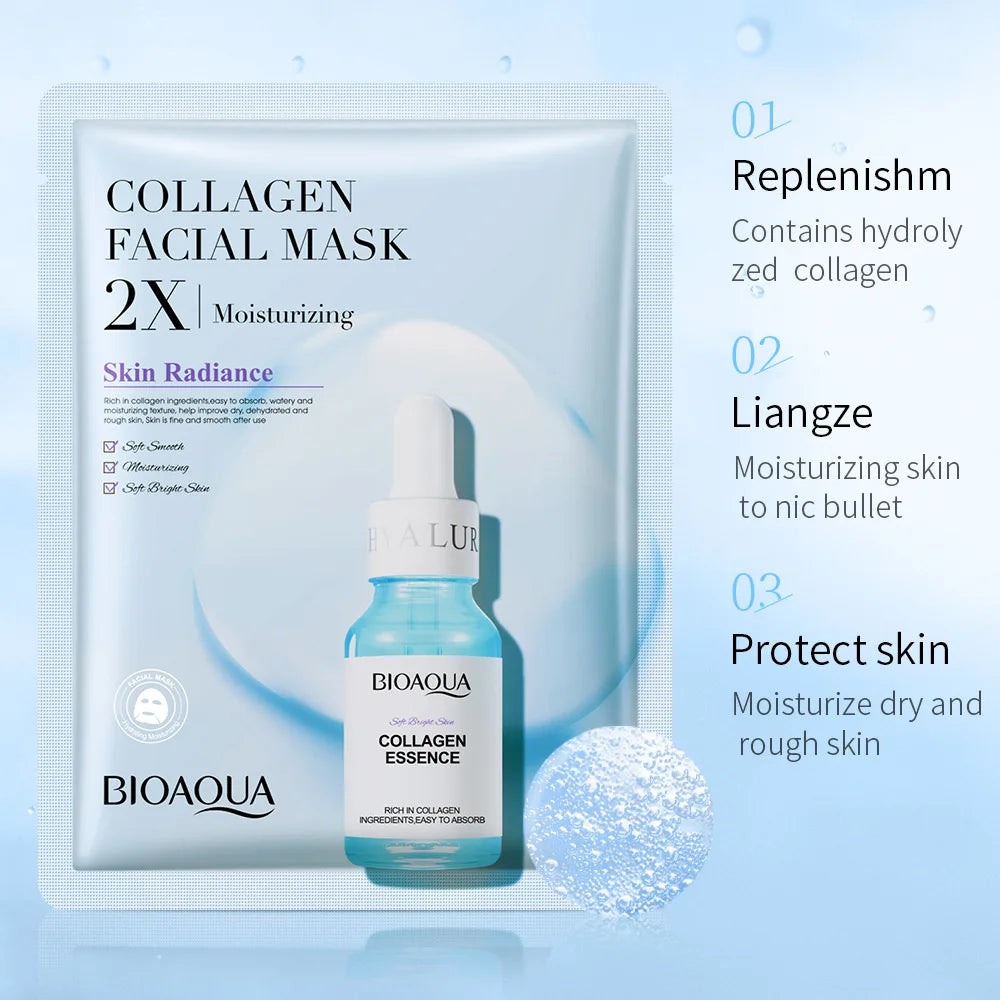 20pcs Centella Collagen Face Masks for Deep Hydration - Smarsty
