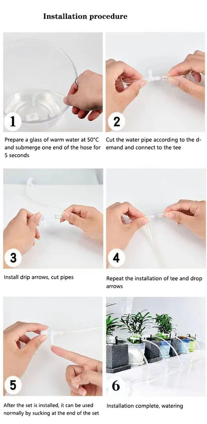 Garden Drip Irrigation Kit for Efficient Plant Watering - Smarsty