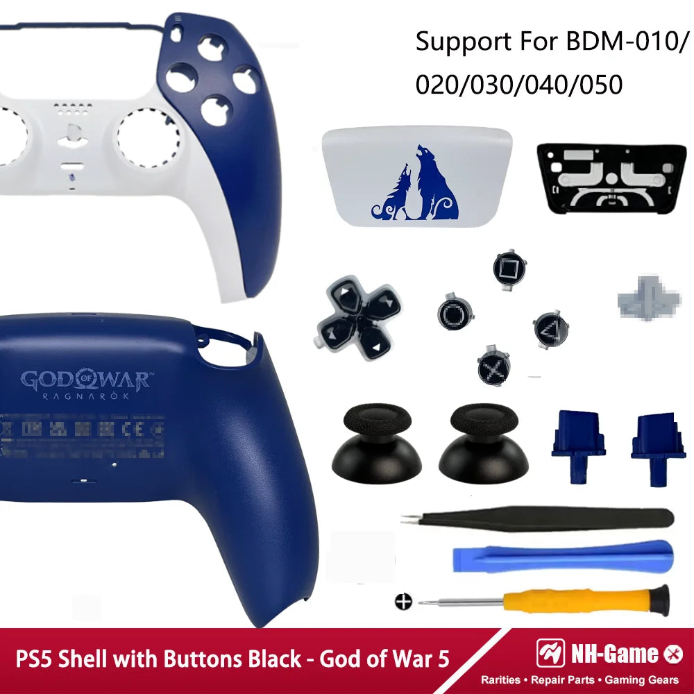 PS5 Controller Housing Case Kit with Tools - Smarsty