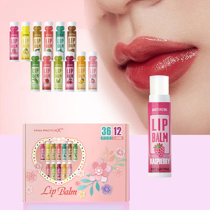 36PCS Deep Moisturizing Lip Balm Set for Bright Lips - Smarsty