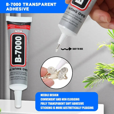 15/25/50/110ML Multi-Purpose Clear Strong Glue Adhesive Universal Phone Repair Glue DIY Jewelry Makings Repair Glue B7000 Glue - Smarsty