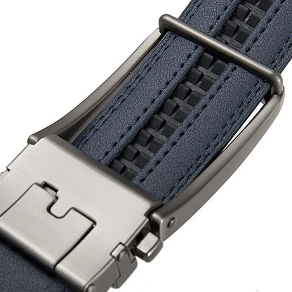 Luxury Genuine Leather Click Belt for Men Automatic Buckle - Smarsty