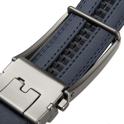 Men's Genuine Leather Click Belt Automatic Buckle High Quality - Smarsty
