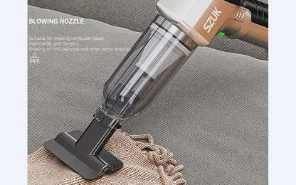 Cordless Car Vacuum Cleaner With Strong Suction Portable - Smarsty