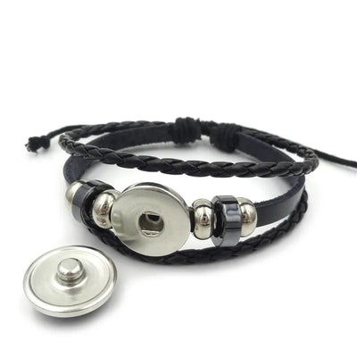 Anime Mega Stone Leather Bracelet Adjustable Bangle Gift - Smarsty