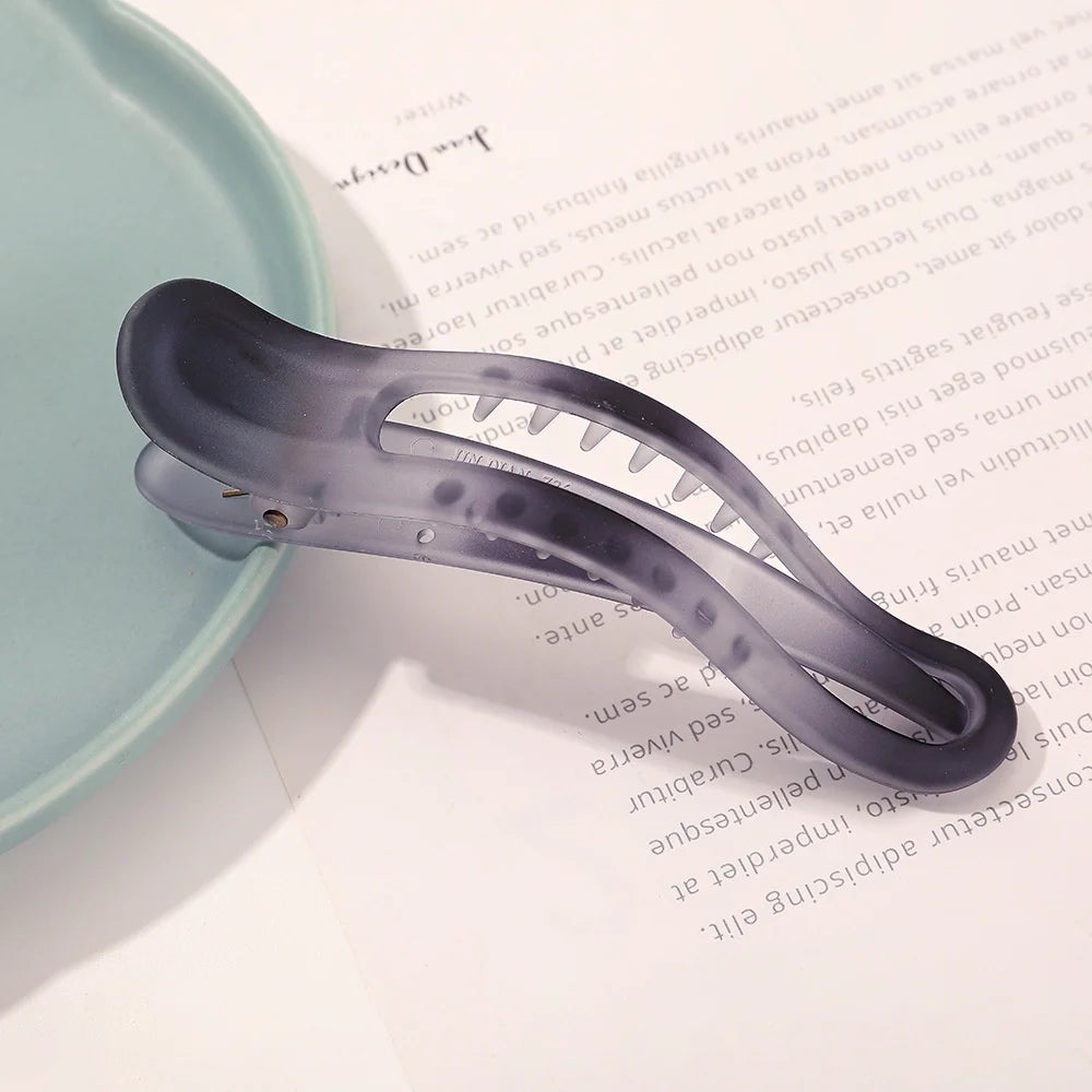 Acrylic Matte Duckbill Hair Claw Clips Strong Comfortable - Smarsty