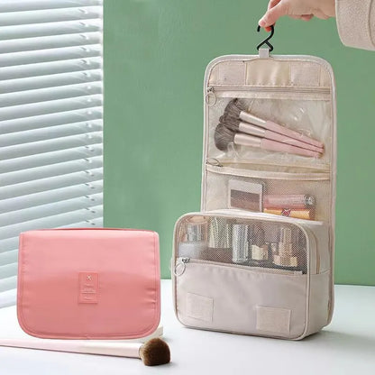 Waterproof Travel Makeup Bag With Hook And Organizer - Smarsty