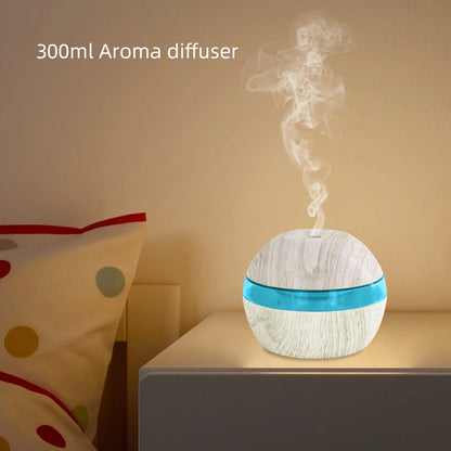 300ml Ultrasonic Humidifier with Timer and Aromatherapy - Smarsty
