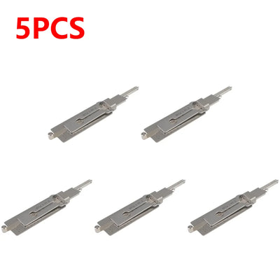 1-5X Stainless Steel Key Decoder Precision Hook And Pickup Hand Tool O-ring Pickup Repair Kit Available Hook Hand Measuring Tool - Smarsty