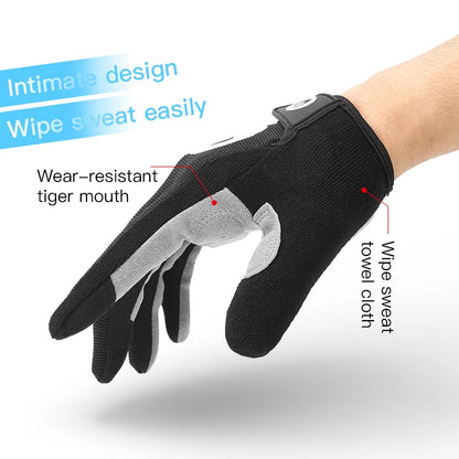 MTB Cycling Gloves Full Finger Anti Slip Breathable - Smarsty