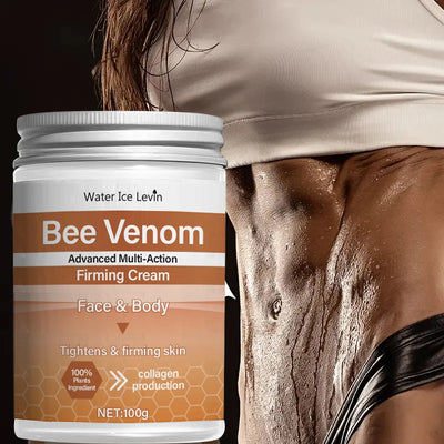 Bee Venom Firming Abdominal Cream - Plant-Based, Moisturizing and Moisturizing Contains Hyaluronic Acid Suitable for All Skin Types, Gentle for Sensitive Skin, Turmeric Skin Care - Smarsty