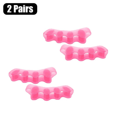 Toe Separators Doctor Recommended Correct Foot and Bunion Pain,Plantar Fasciitis Toe Straightener to Improve Functional Mobility - Smarsty