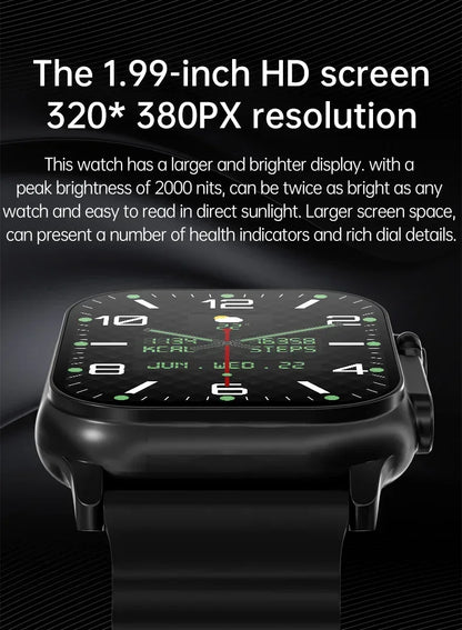 2025 T900 Ultra 2 Smart Watch for Men Waterproof AMOLED Screen - Smarsty