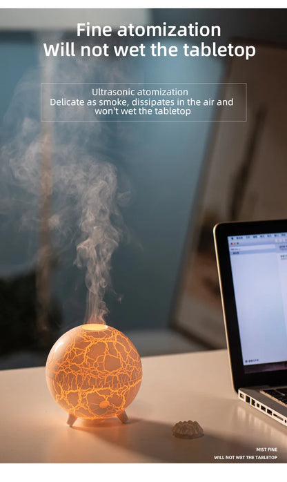 Colorful Atmosphere Lamp USB Humidifier with Essential Oil Diffuser - Smarsty