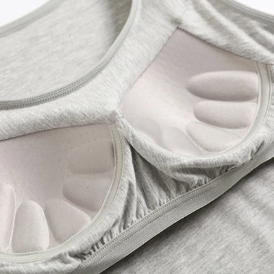 2023 Women's Vest Tops with Built In Bra Neck Vest Solid Color Padded Slim Fit Tank Tops Sexy Shirts Feminino Casual Tank Tops - Smarsty
