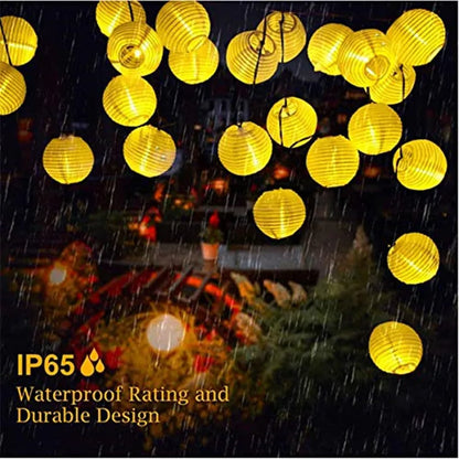 LED Solar Lantern String Lights for Outdoor Decor - Smarsty