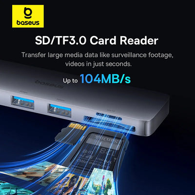 Versatile 4K USB-C Hub with HDMI and Thunderbolt Support - Smarsty