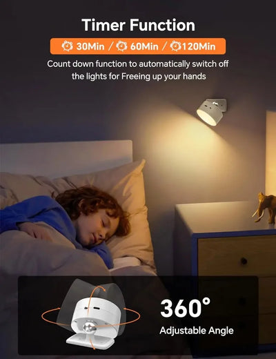 Magnetic LED Wall Light with Dimmable Touch Control - Smarsty