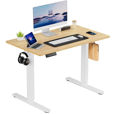 Electric Standing Desk Height Adjustable 40x24 Inch Stand Up Sit Stand Computer Desk Workstation Ergonomic Work Table