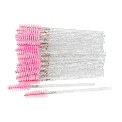 100 Pcs Disposable Eyelash Brushes for Easy Makeup Application - Smarsty