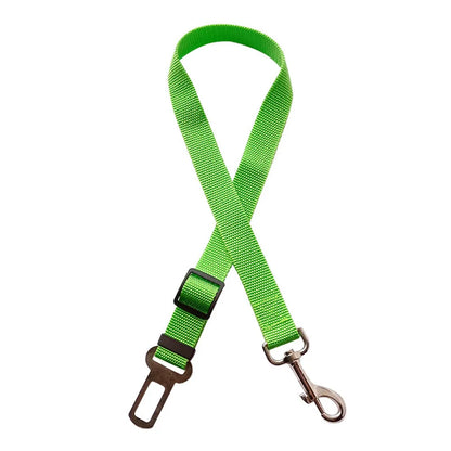 Adjustable Dog Car Seat Belt Harness with Reflective Cushioning - Smarsty