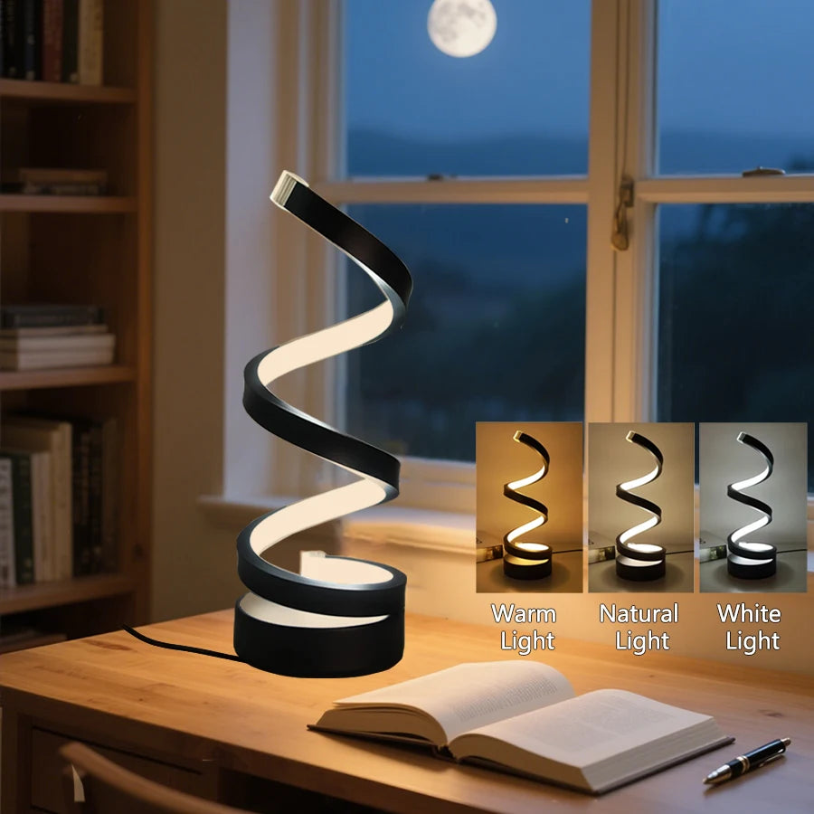 Creative LED Desk Reading Lamp with Dimmable Feature - Smarsty