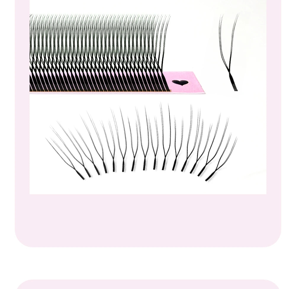 DIYDAY U Shaped YY Lashes Ultra Soft Natural Look - Smarsty