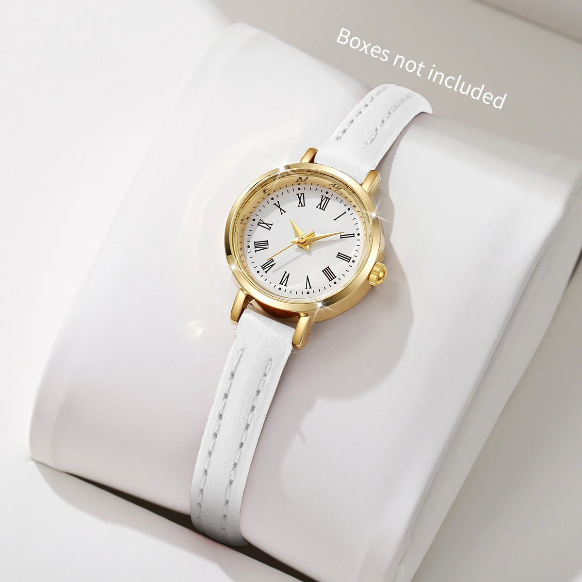 Fashionable Women's Quartz Watch with Leather Band - Smarsty
