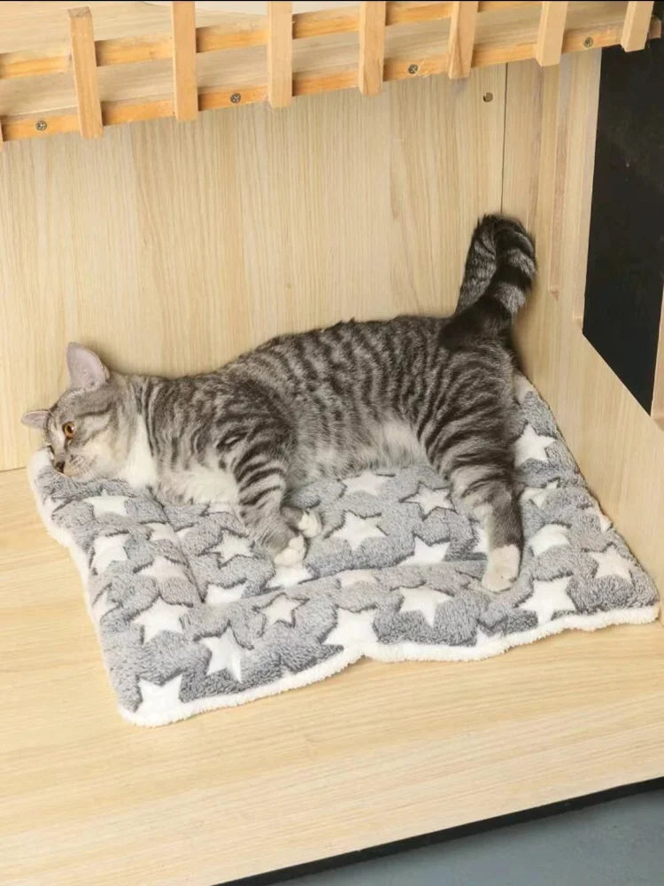 Thickened Flannel Dog Bed Mat for Comfort - Smarsty