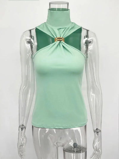 Tossy Summer Fashion Sexy Tank Top Pullover For Women Slim Off-Shoulder Patchwork Strapless Y2k Vest Top Female Cropped Top 2025 - Smarsty