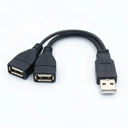 USB 2.0 Extension Cable Splitter for Dual Connectivity - Smarsty