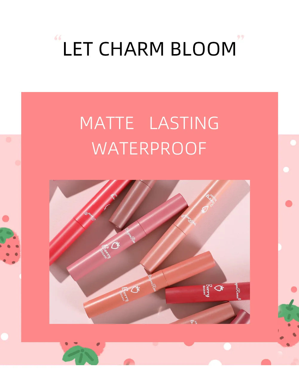 3 PCS Velvet Matte Lip Gloss Set for Hydration - Smarsty
