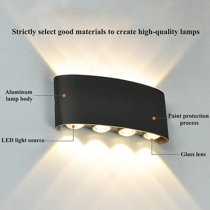 Modern LED Wall Sconces for Indoor Outdoor Lighting - Smarsty