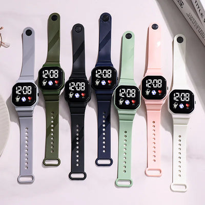 Kids Waterproof Sport Digital Watch with Silicone Strap - Smarsty