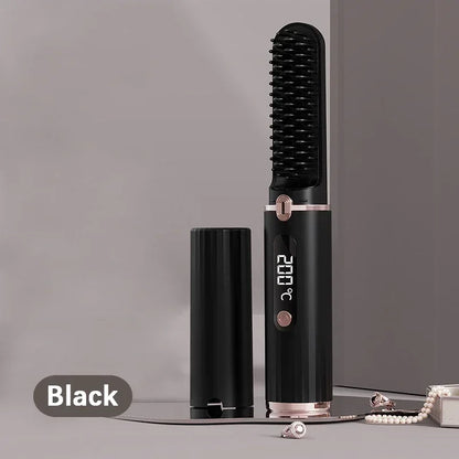 Portable Wireless Hair Straightener with Negative Ion Technology - Smarsty