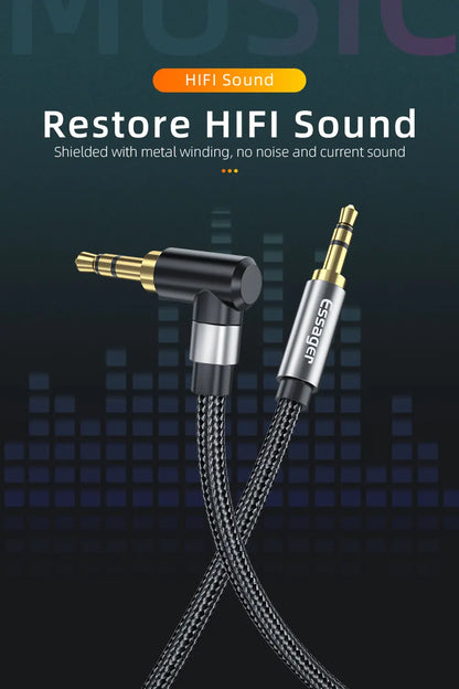 Essager 3.5mm Aux Audio Cable for Clear Sound - Smarsty
