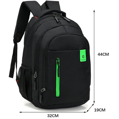Men's Backpacks Oxford Waterproof Rucksack Business Computer Bag Casual Travel Backpack Senior High School Student Schoolbag - Smarsty