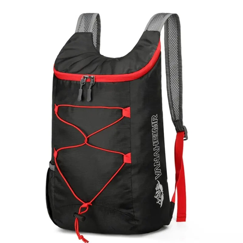 Multifunctional Outdoor Folding Backpack High Density Lightweight Waterproof Nylon Fabric Sports Bag for Camping Hiking Travel - Smarsty
