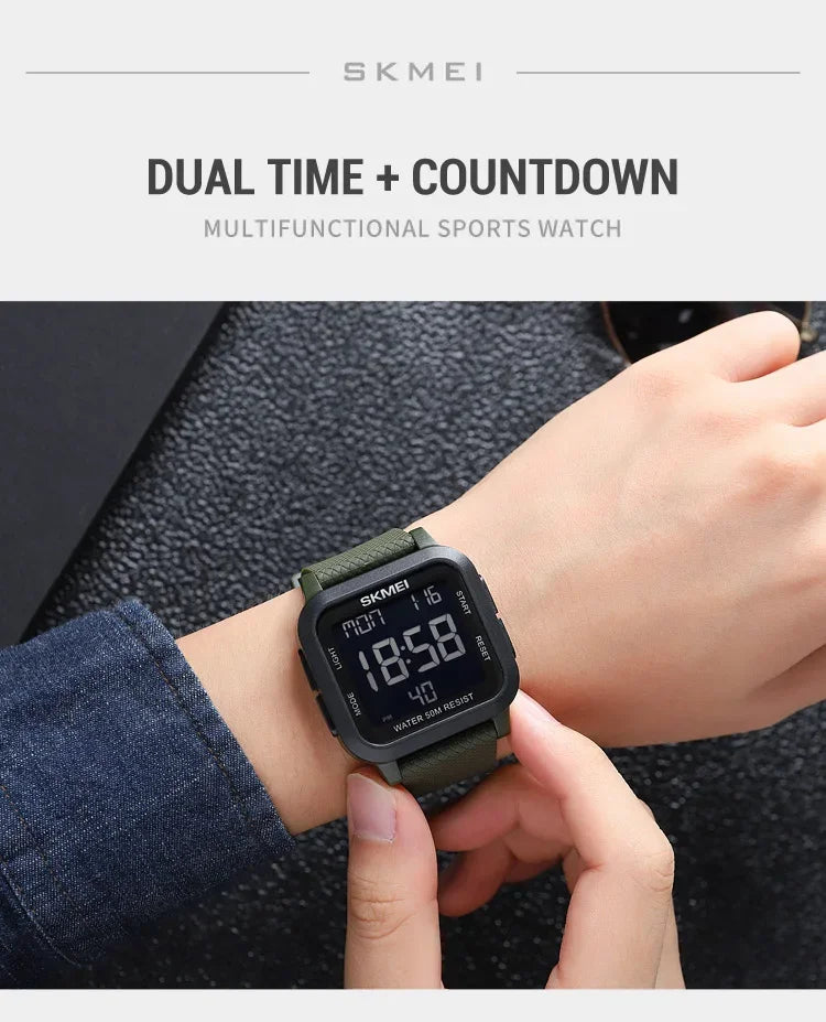 Skmei 1894 Military Waterproof Digital Watch for Men - Smarsty