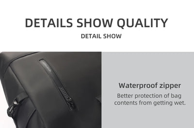 HK Expandable Travel Backpack Men Large Capacity Waterproof 15.6” Laptop Bag Hiking Rucksack Cycling Daypack Bag with USB Port - Smarsty
