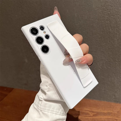 Shockproof Silicone Wrist Strap Case Matte Clear Cover - Smarsty