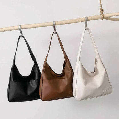 Retro Shoulder Bag With Large Capacity Tote For Daily Use - Smarsty