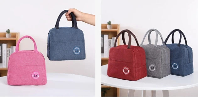 Large Capacity Insulated Bento Lunch Bag For Portable Meals - Smarsty